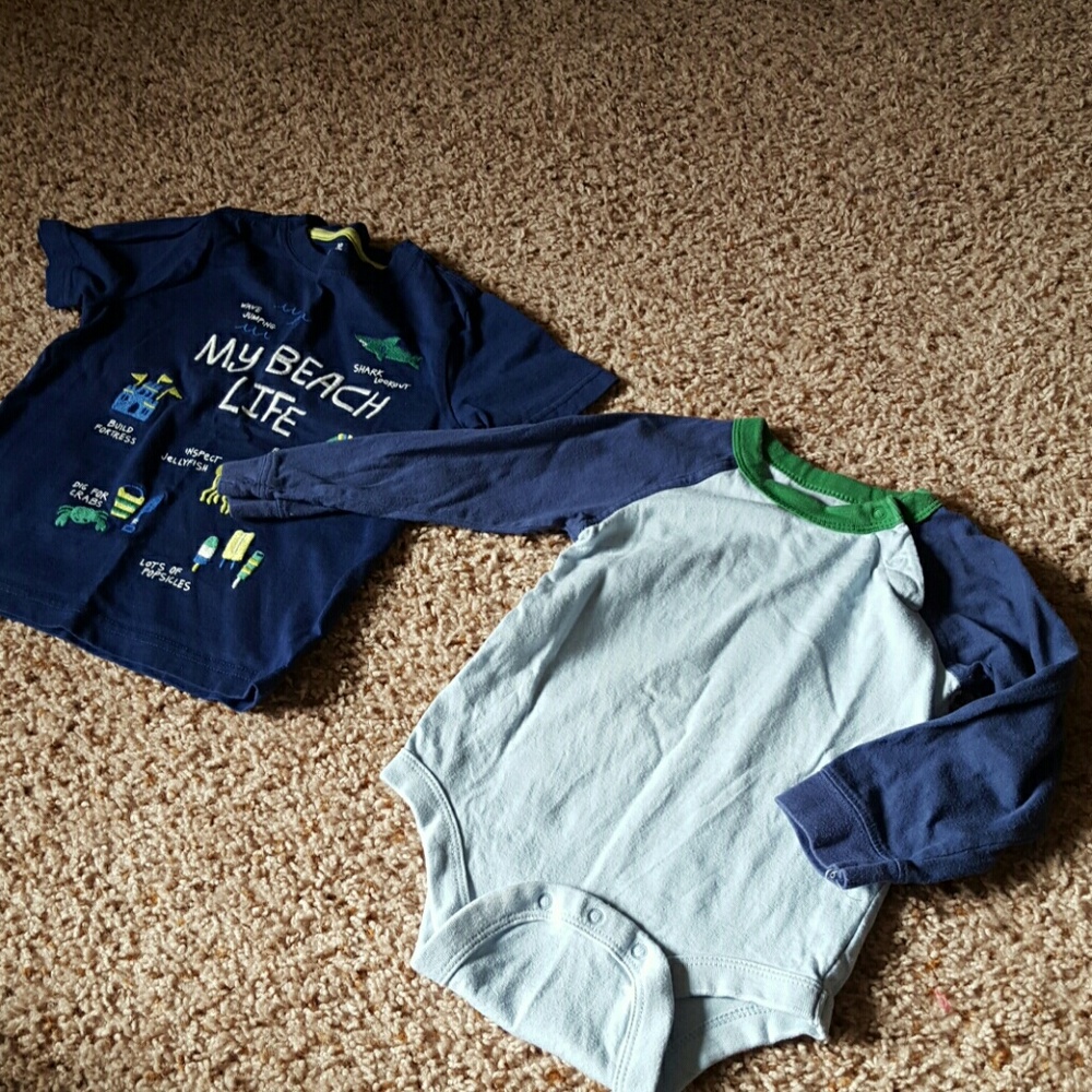 Baby gap , gymboree 2t (2 shirts as set)